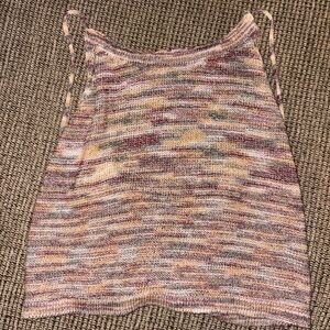Multicolor Knit Women's Top